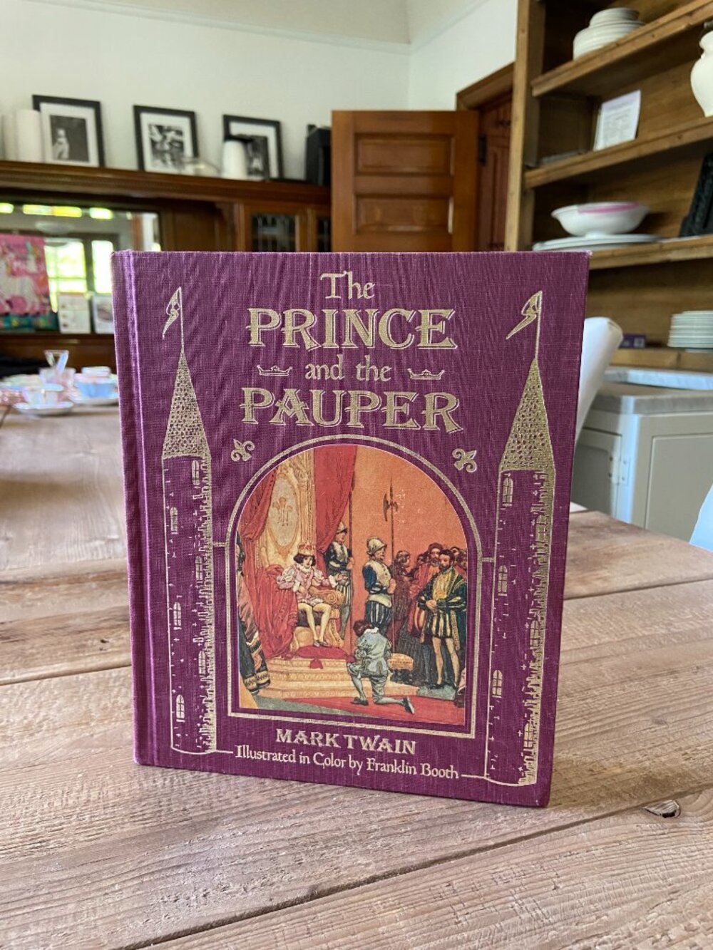 Mark Twain, Prince and the Pauper Book,  Franklin Booth illustrated classic